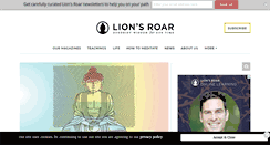Desktop Screenshot of lionsroar.com